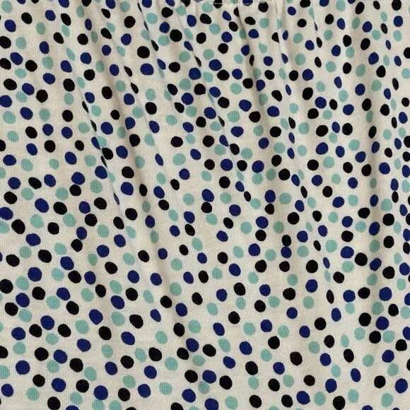 Boden Margot Jersey Dress with Pockets Women Size 12 L Blue Polka Dot Print EUC - Picture 15 of 16